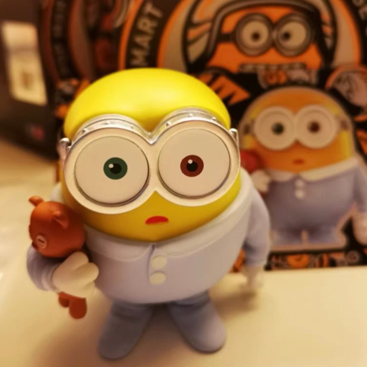Mô Hình Nhân Vật Minions Mắt To 2 Series Dễ Thương Dùng Trang Trí