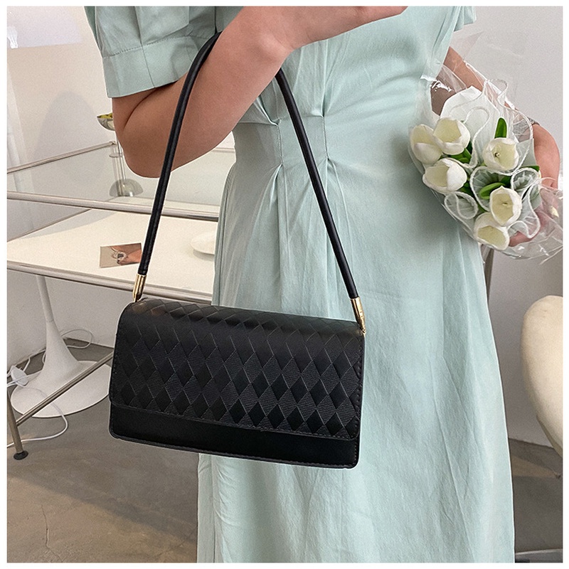 Túi Đeo Vai Hình Vuông Nhỏ Thêu Họa Tiết Đơn Giản Phong Cách Retro 2022 NB00384