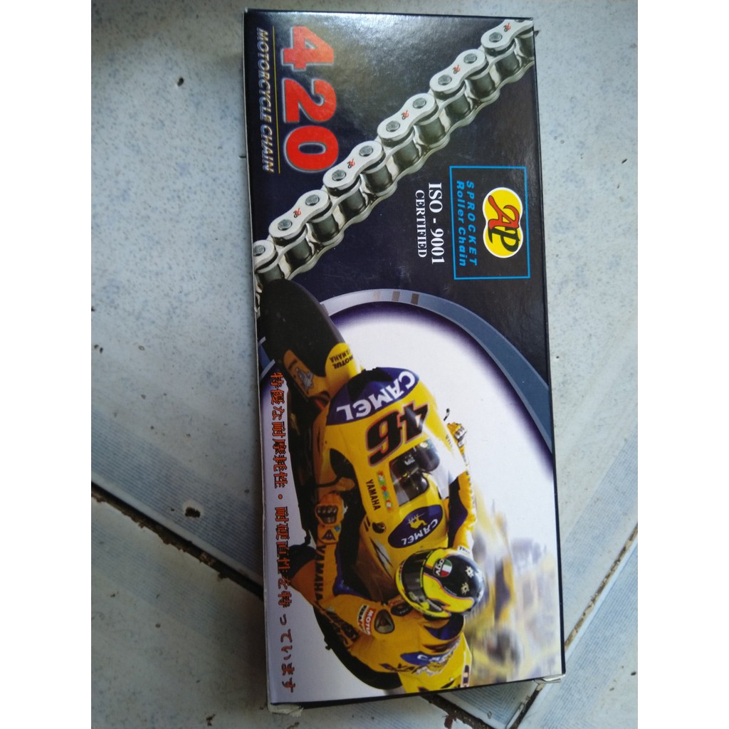 Sên tai xe máy các loại 420 428 100 hàng rẻ cup 7ly 9ly