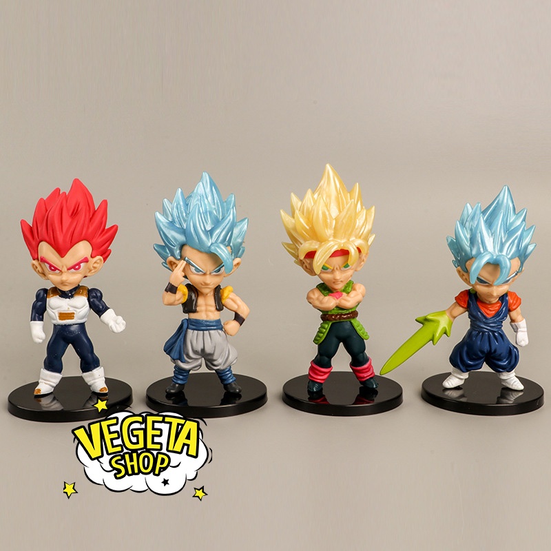 Mô hình Dragon Ball - Z Super - WCF đế đỏ tùy chọn mẫu - Goku Gohan Vegeta Trunks Gogeta Vegeto Broly Piccolo - 8~10cm