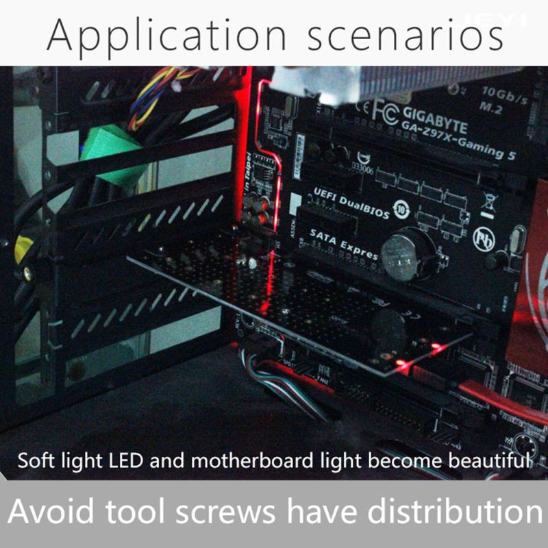 Thẻ Chuyển Đổi Ngff Sang Pcie3.0 Ssd M.2 Kèm Quạt Tản Nhiệt Bằng Nhôm Tiện Dụng | BigBuy360 - bigbuy360.vn