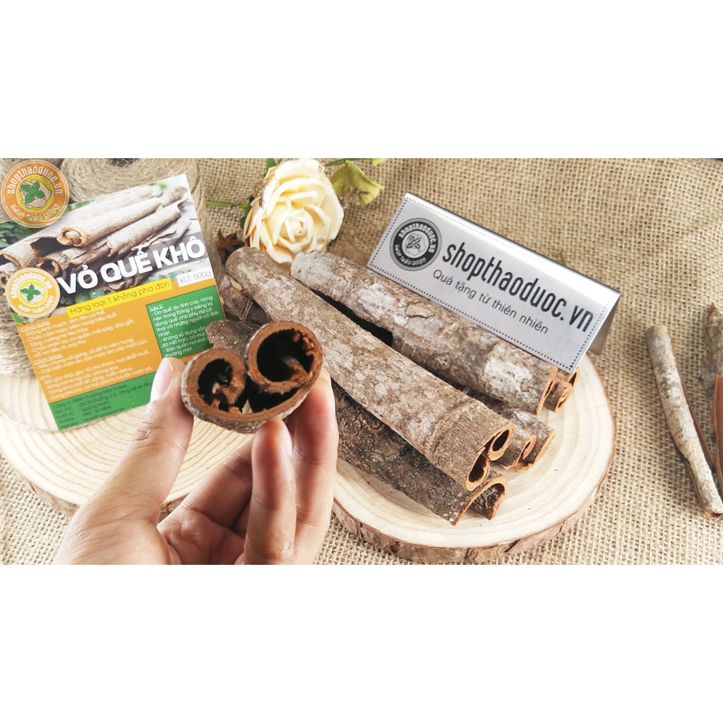 Combo 1KG Vỏ Quế Thân Dày, thơm cay từ Quảng Nam ( 2 Gói 500G ) - Tăng Cường Tiêu Hóa Cơ Thể