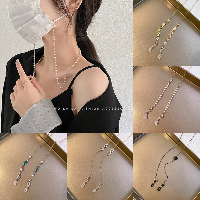 Dây Xích Gắn Mắt Kính Chống Trượt Thời Trang Hàn Quốc Ngọt Ngào
