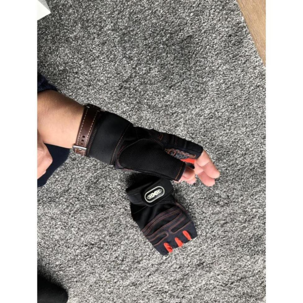 [HOT DEAL]  [BÁN SỈ] Găng tay XTREAM cụt có lớp đệm lòng bàn tay (chuyên GYM)-hình thật