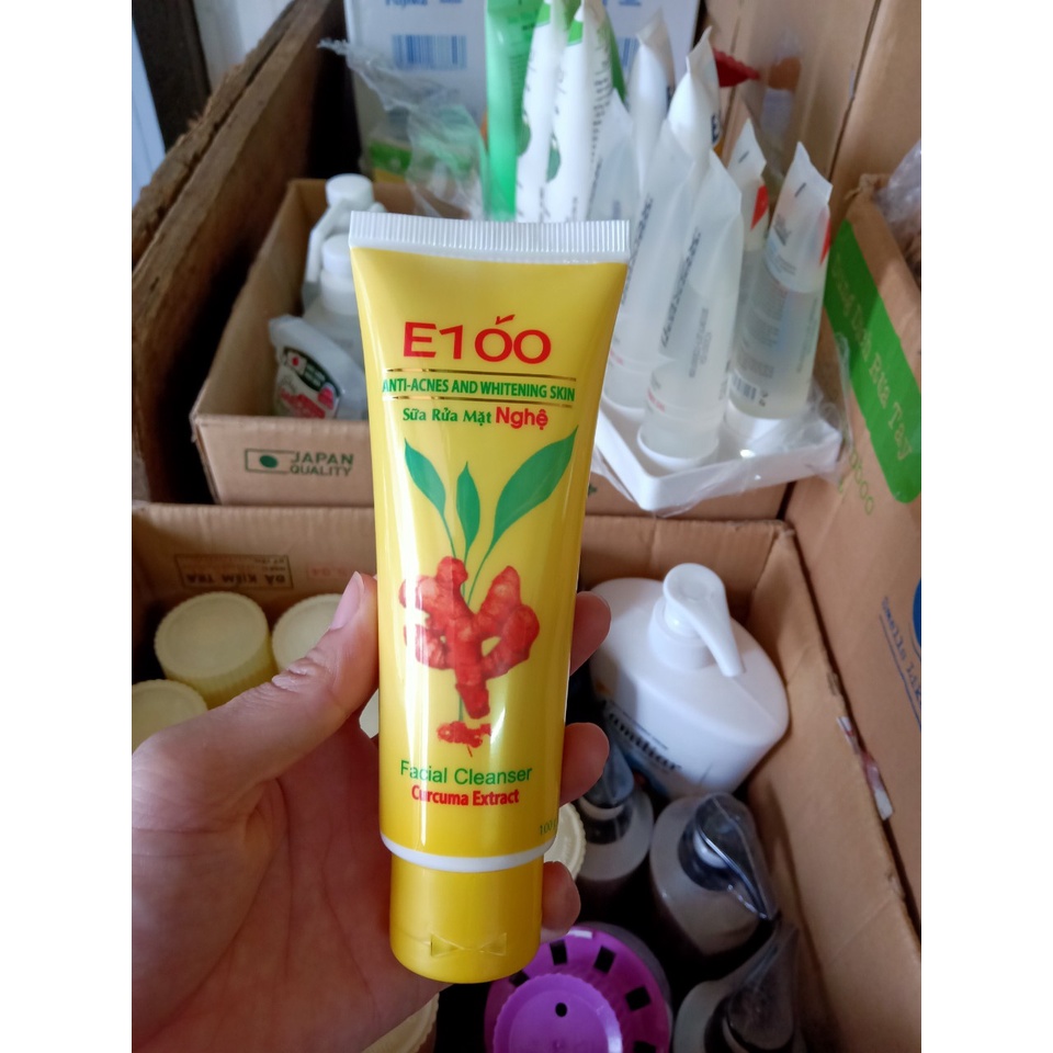 Sữa Rửa Mặt Nghệ E100+ Nghệ Hạt Thorakao