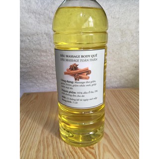 Tinh dầu massage quế 1000 ml dùng cho spa
