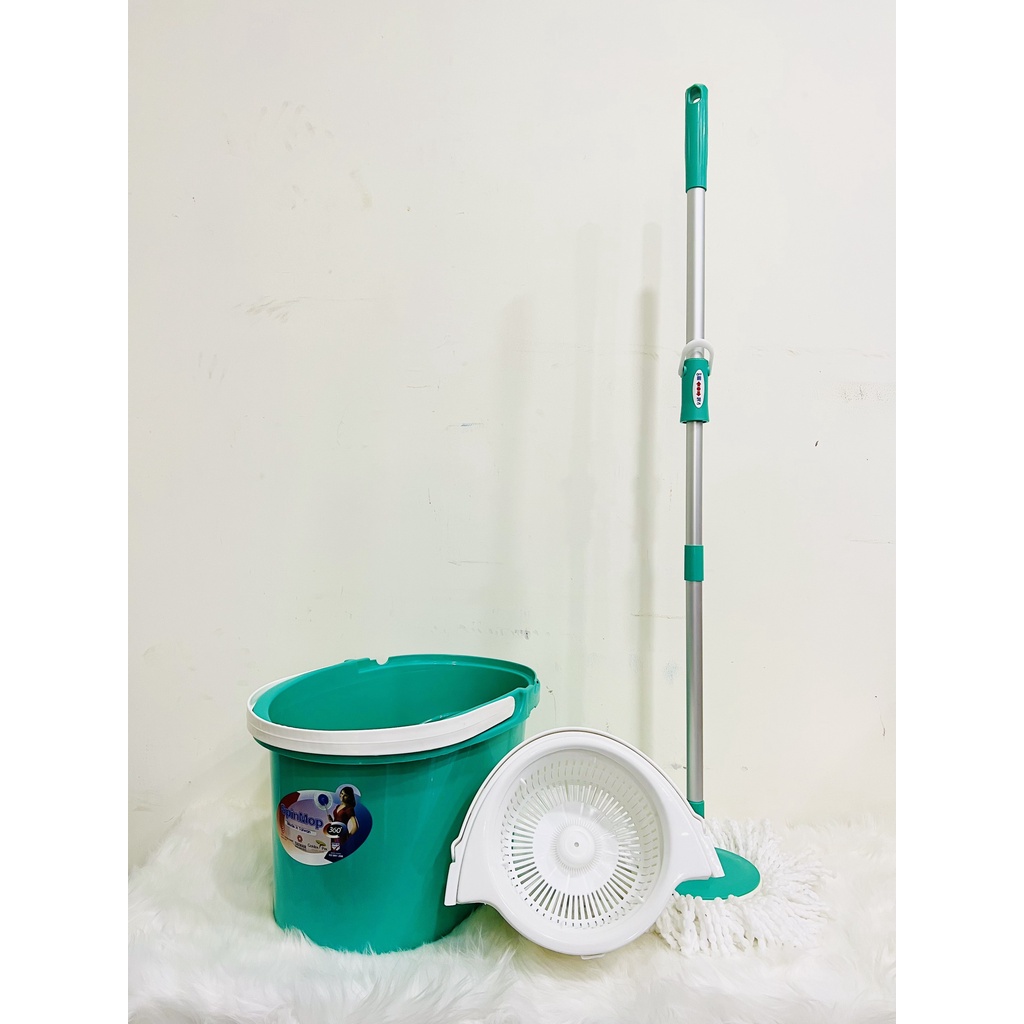 Bộ lau nhà Spin Mop ( 2 bông lau)