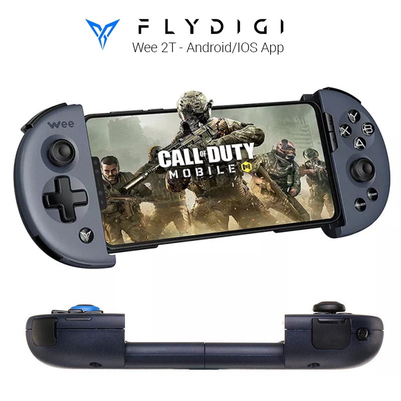 Tay cầm chơi game Flydigi Wee 2T – Hỗ trợ chơi game PUBG, Liên Quân cho điện thoại IOS và Android