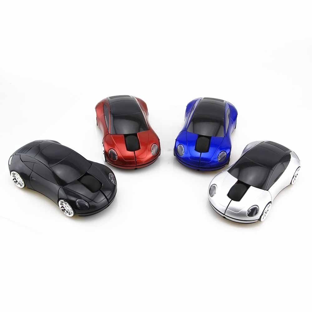 Chuột Quang Không Dây 2.4G Hình Xe Hơi Chơi Game