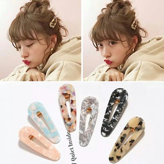 Kẹp tóc vân đá xà cừ hàn quốc sang chảnh
