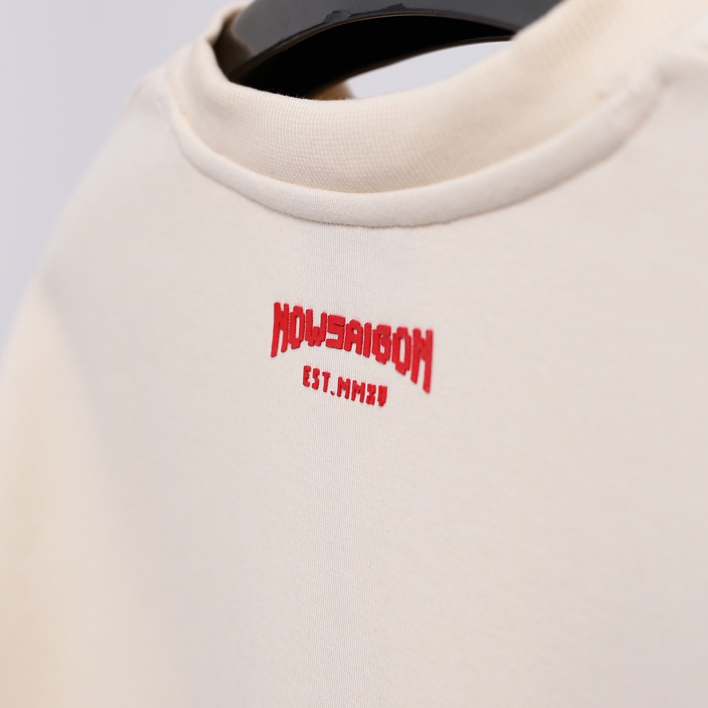 Áo khoác nỉ NEEDS OF WISDOM Pixel Nowsaigon Sweater - Local Brand Chính Hãng