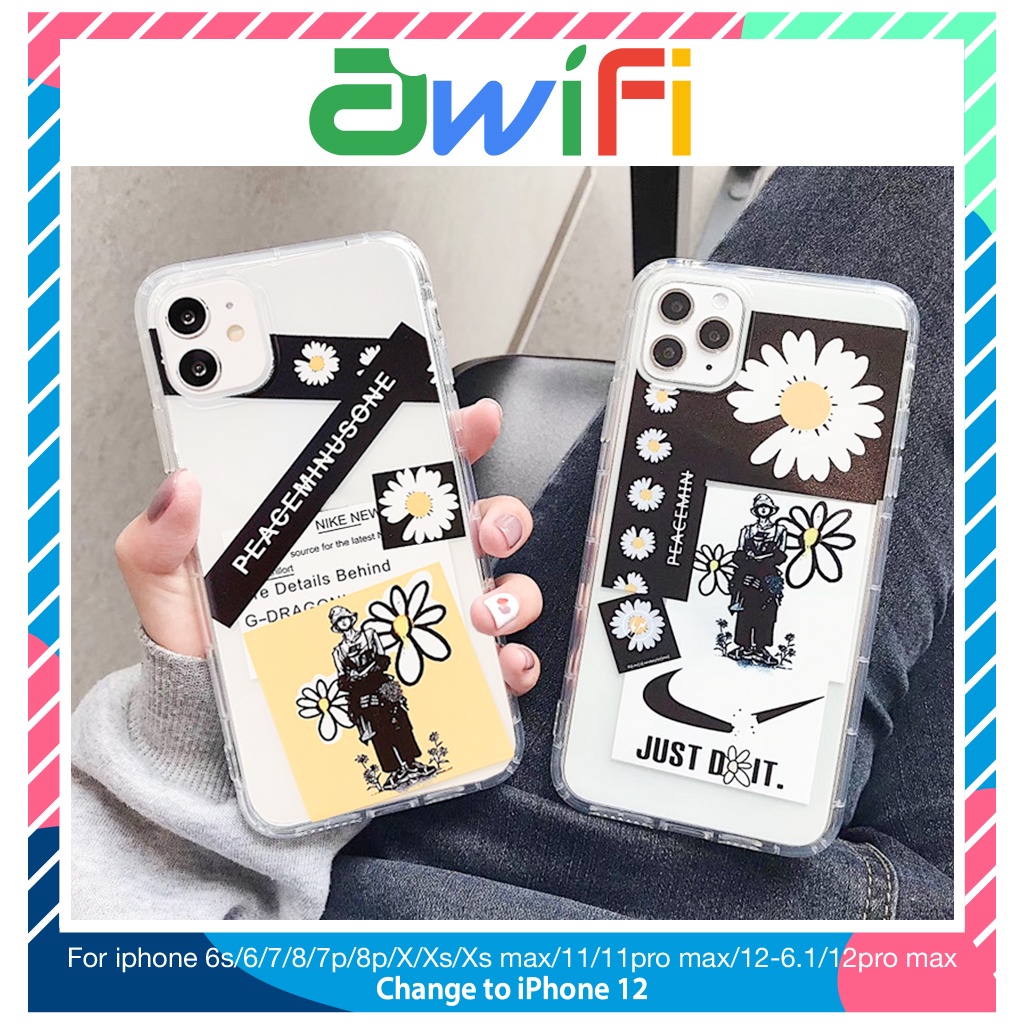 Ốp lưng iphone just do it trong suốt 5/5s/6/6plus/6s/6splus/7/7plus/8/8plus/x/xr/xs/11/12/pro/max/plus/-Sale Sốc A1-4