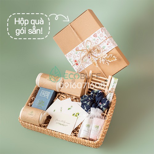 Quà tặng Ecobuff Giftset SKINCARE chăm sóc da với sản phẩm lành tính, thuần chay Quà sinh nhật, 8-3, 20-10, Valentine