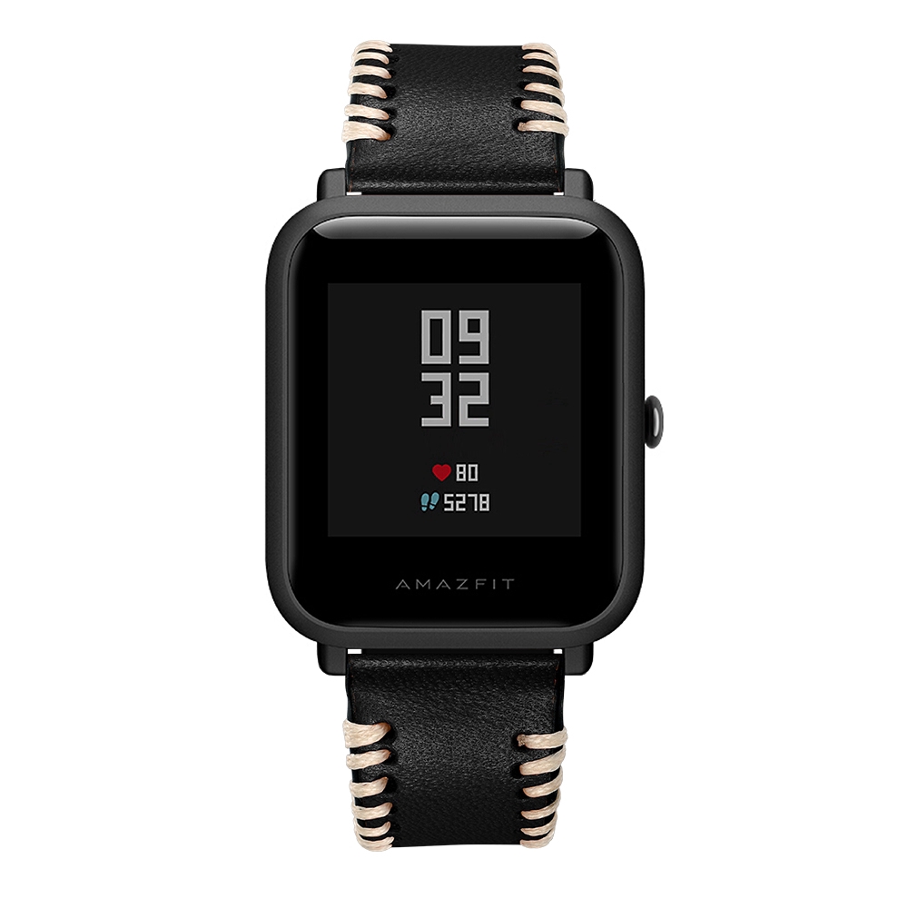 Dây đeo bằng da cho đồng hồ thông minh Huami Amazfit Bip 1S U