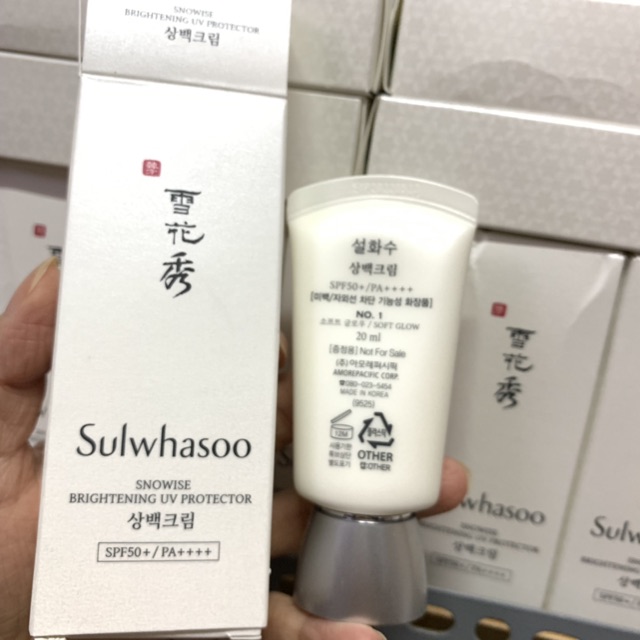 Kem chống nắng Sulwhasoo Snowise Brightening UV Protector SPF50+/PA++++ 20ml