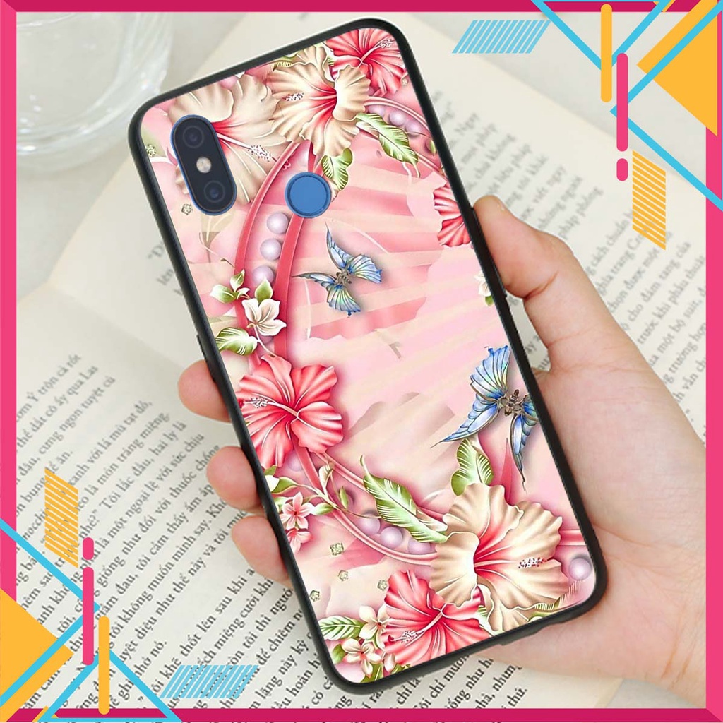 Ốp lưng Xiaomi MI 8 / MI 8 SE in hình hoa xinh xắn, hiện đại , thời trang ,phong cách