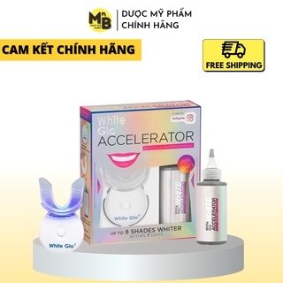 Máy làm trắng răng không ê buốt White Glo Accelerator Blue Light Úc