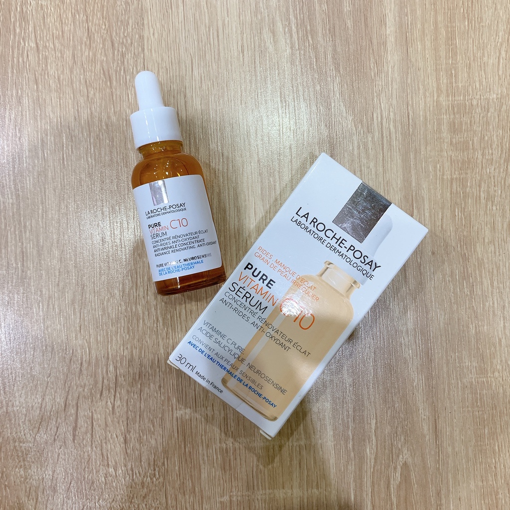 Laroche-Posay Pure VitaminC10. La roche-Posay Pure Vitamin C10 Chai 30ml Hàng Pháp.