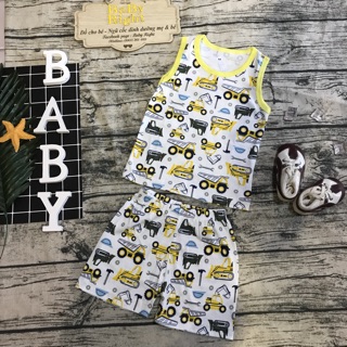 Bộ đồ carter sát nách cho bé