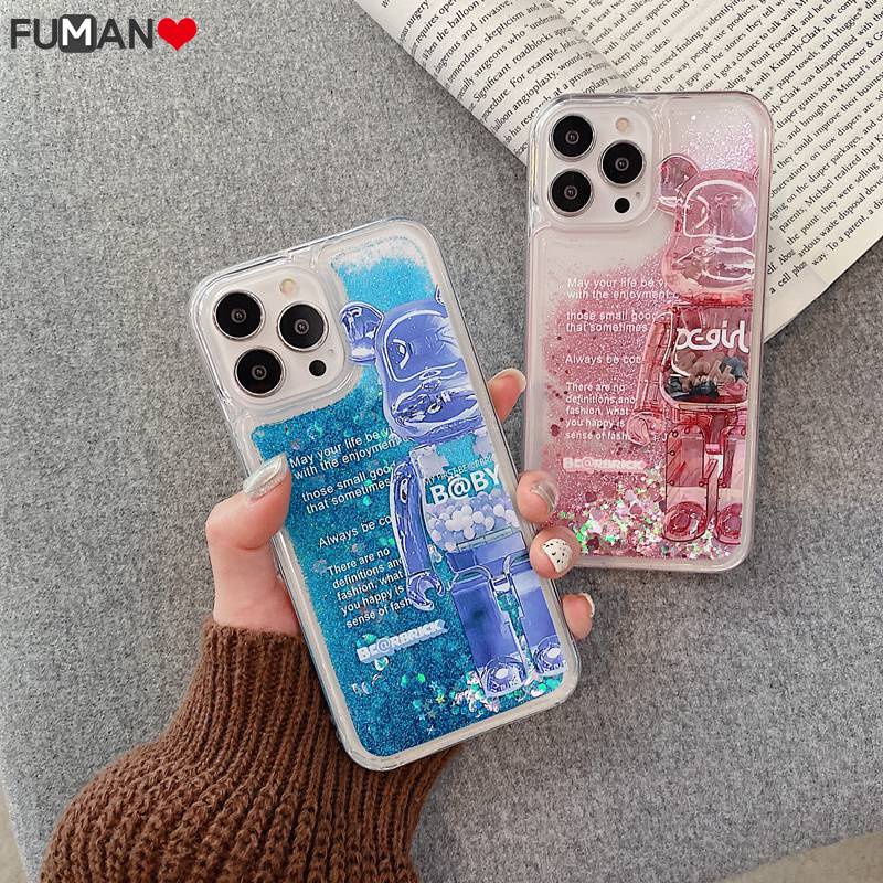 Ốp điện thoại kim tuyến Kaws thích hợp cho Samsung Galaxy S21 S20 FE S10 S9 S8 Plus S7 Edge Note 20 Ultra 10 Plus Lite