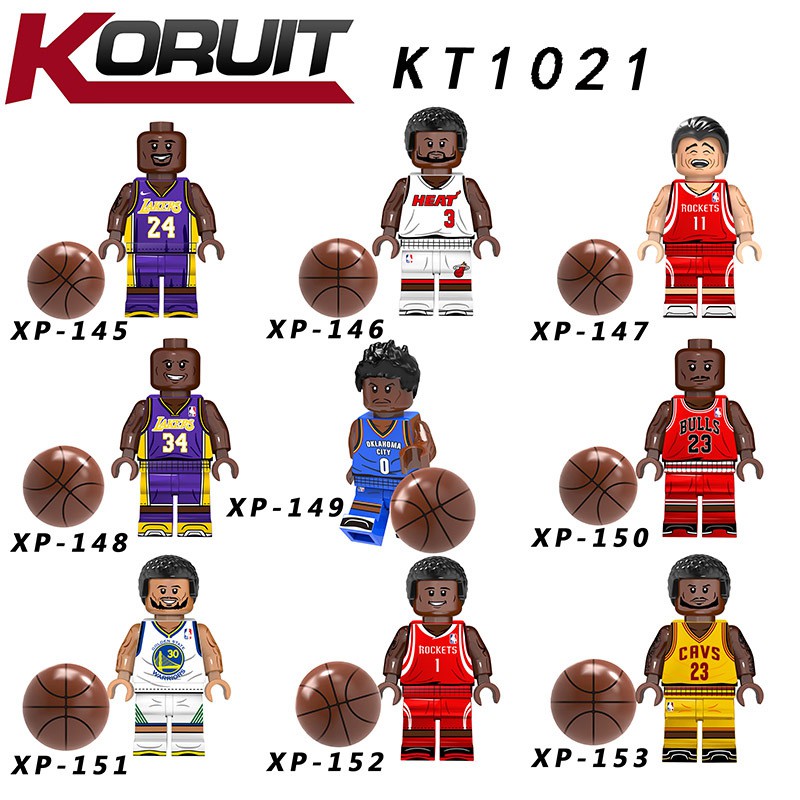 Bộ đồ chơi LEGO xếp hình cầu thủ bóng rổ NBA