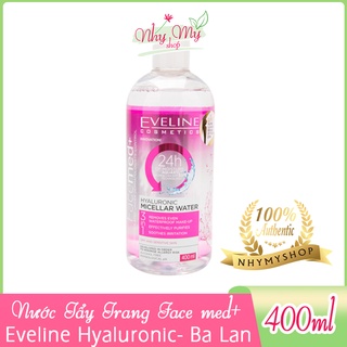 Nước Tẩy Trang Eveline Dành Cho Da Khô Và Nhạy Cảm, Không Cồn, Dưỡng Ẩm Da - Facemed+ 400ml