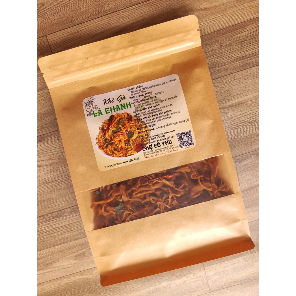 [Khô gà lá chanh thượng hạng - Thịt gà dai ngon, lá chanh thơm phức thật tuyệt vời] | Chợ Cô Thu | BigBuy360 - bigbuy360.vn