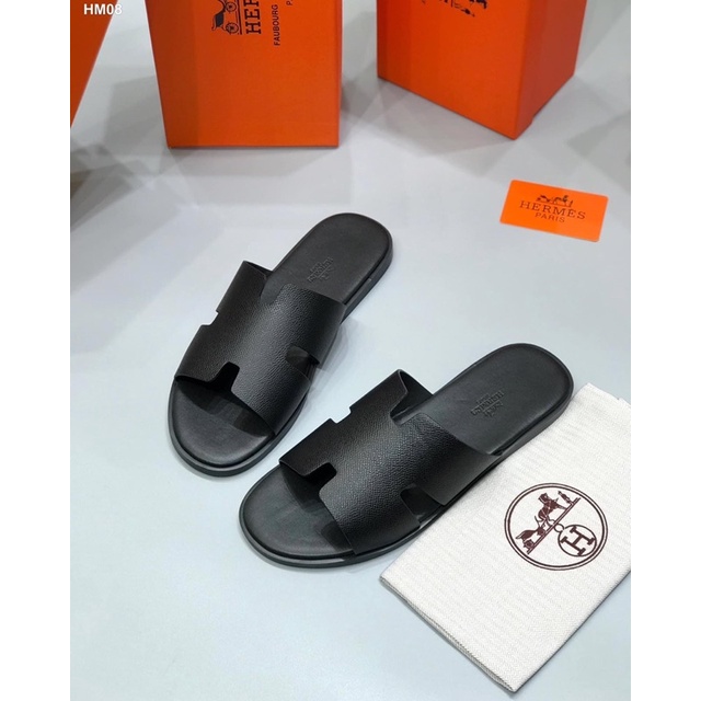 Dép da nam vân cá sấu kèm ảnh thật( HH vân cá sấu)