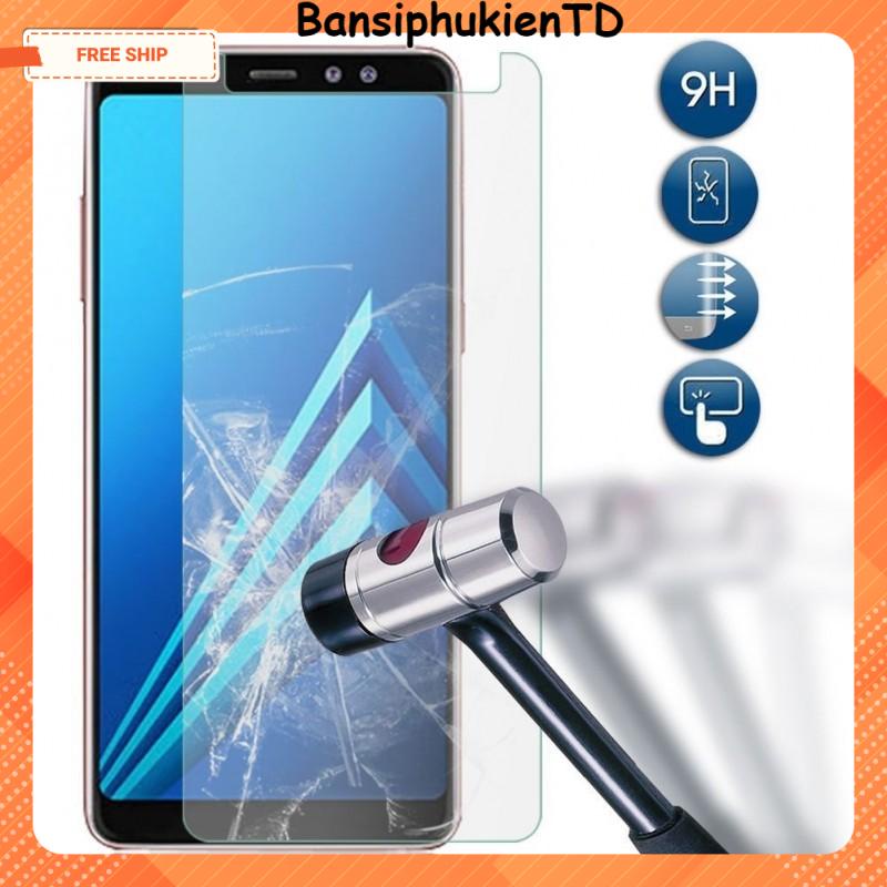 Kính cường lực thường Samsung A8plus (2018) – Chống vỡ màn hình