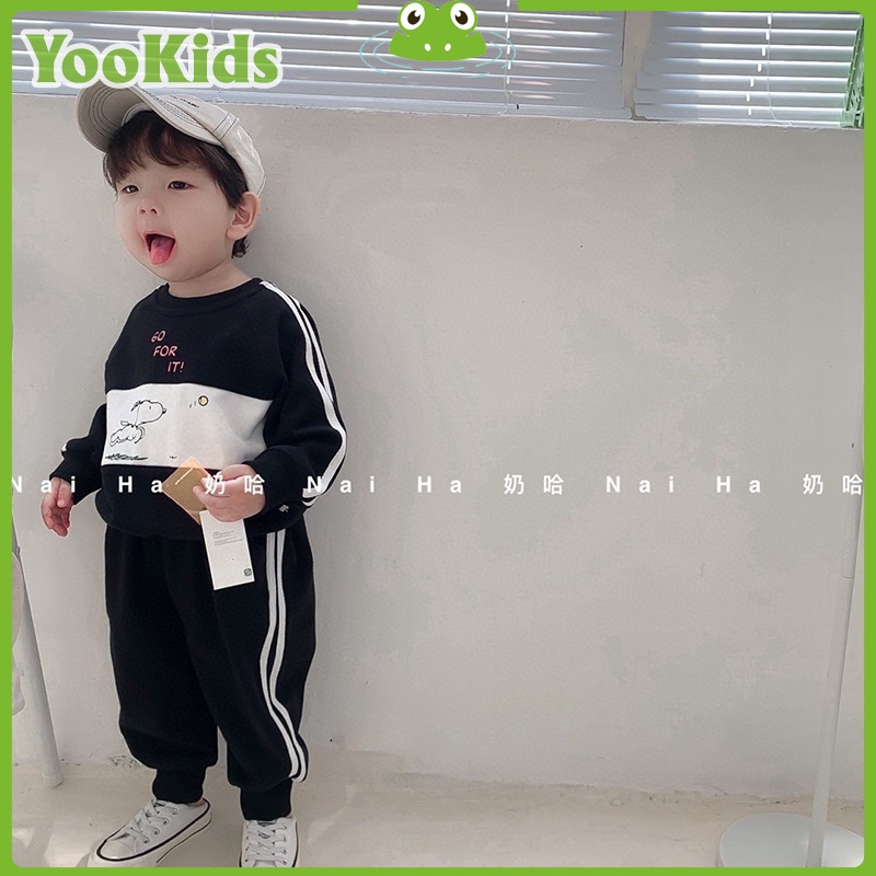 Bộ Dài Tay Cho Bé -SALE- Bộ Dài Tay Bé Trai Bé Gái YOOKIDS Chất Cotton Thấm Hút Mô Hôi &amp; Co Giãn 4 Chiều 10 - 22kg