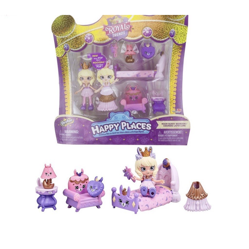 Set đồ chơi Shopkins Happy Place Royal Trends
