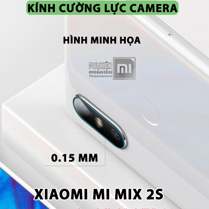 FREESHIP ĐƠN 99K_Full Box Bộ 01 miếng dán kính cường lực camera cho máy Xiaomi Mi A2 / 6X