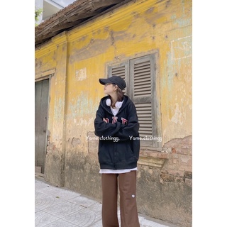 Áo hoodie zip