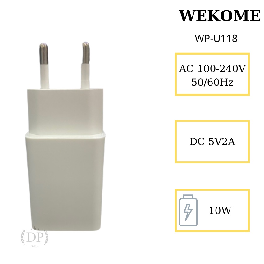 Củ Sạc Nhanh,Củ Sạc Điện Thoại Wekome 10W-18W Dùng Cho Iphone,Samsung,Huawei,Xiaome,Oppo,HTC