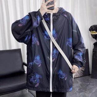 Áo Khoác Dù Chống Nắng Cặp Đôi Cho Nữ Cho Nam in Wind 3D Unisex Form Rộng có 2 màu Jacket Ulzzang XUKA SHOP
