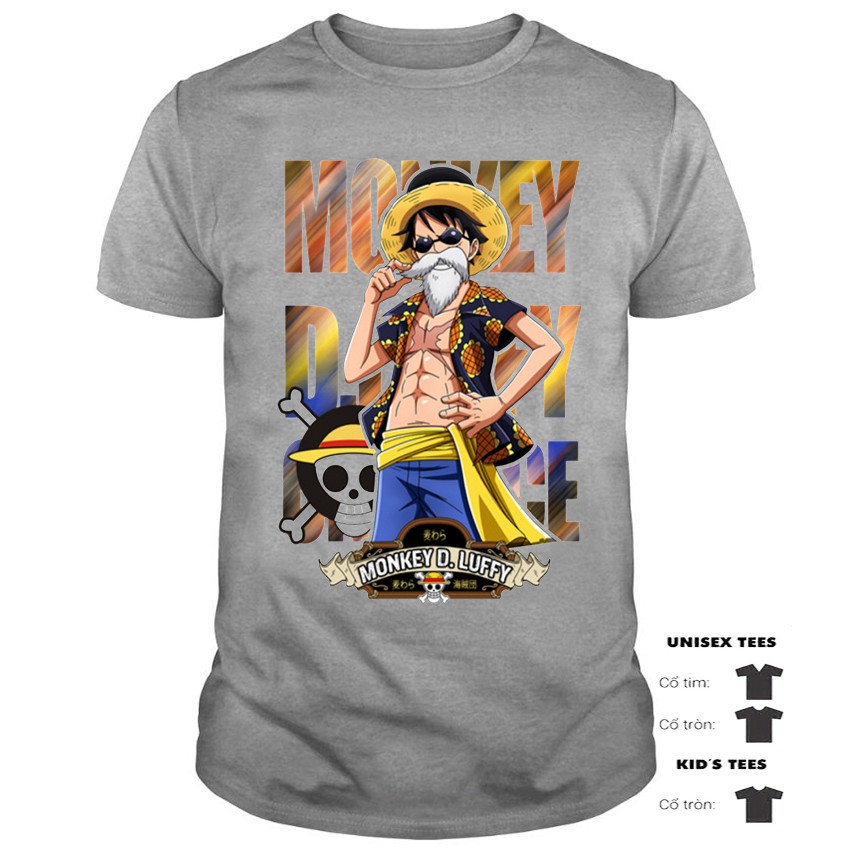 Áo Thun MONKEY LUFFY ONE PIECE | Áo Đảo Hải Tặc Cực Chất | Hàng Đẹp