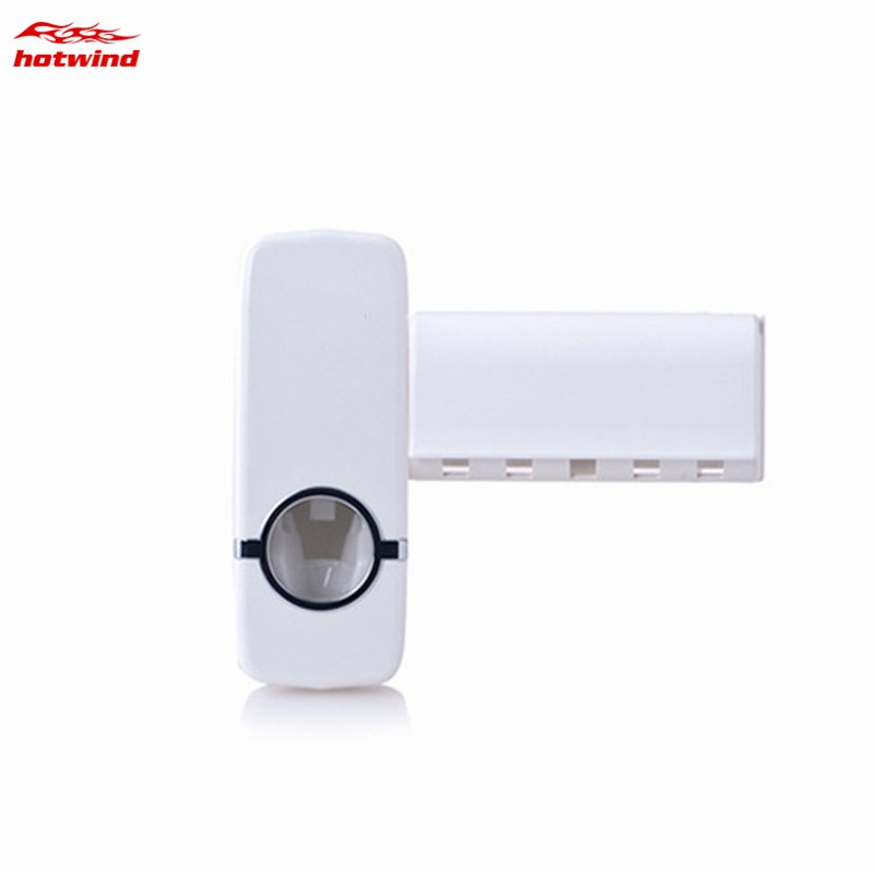 Dụng Cụ Lấy Kem Đánh Răng Tự Động Kèm 5 Giá Treo Tiện Dụng