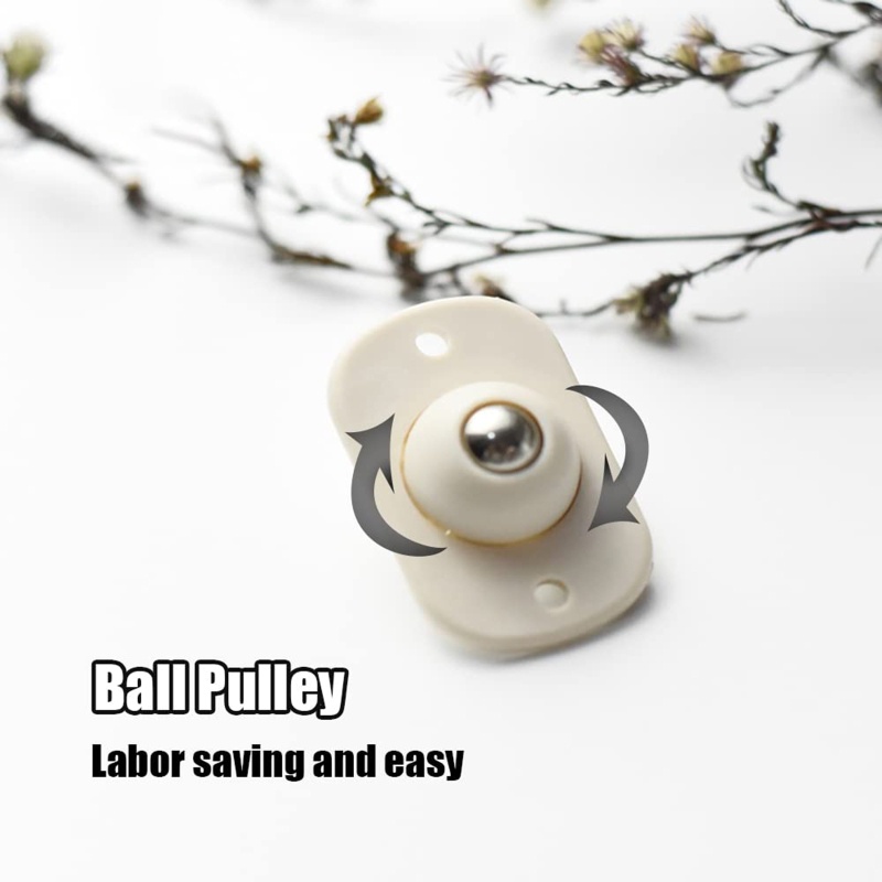 Set 4 Bánh Xe Mini Xoay 360 Độ Chuyên Dụng° Hộp Đựng Đồ Nội Thất Bằng Thép Có Con Lăn Tiện Dụng