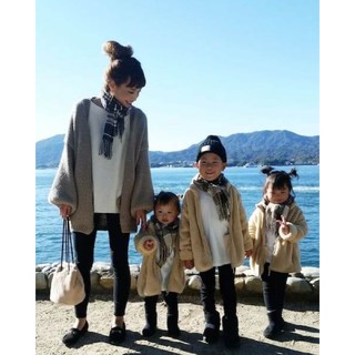 Uniql0 - Áo lông cừu Kid ( cho mẹ và bé ) - tag Nhật