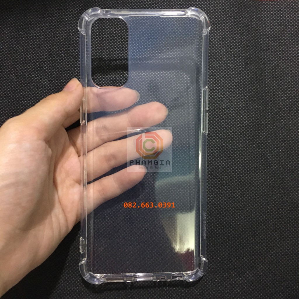 Ốp lưng Oppo Reno 4/Reno 4 5G loại chống sốc, loại dẻo trong suốt bền đẹp