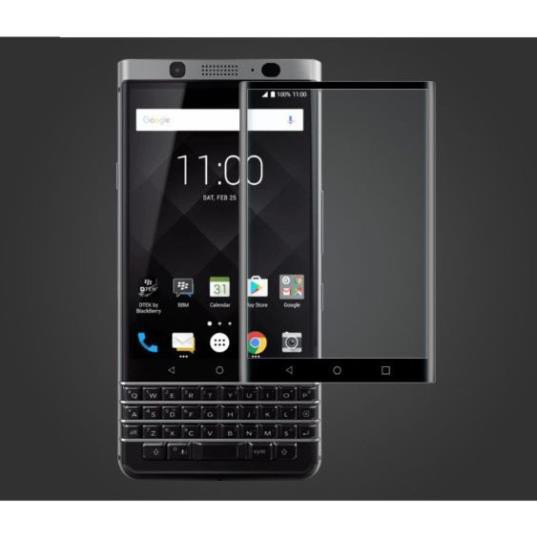 Dán kính cường lực 4D full tràn màn hình Blackberry Keyone phủ màu