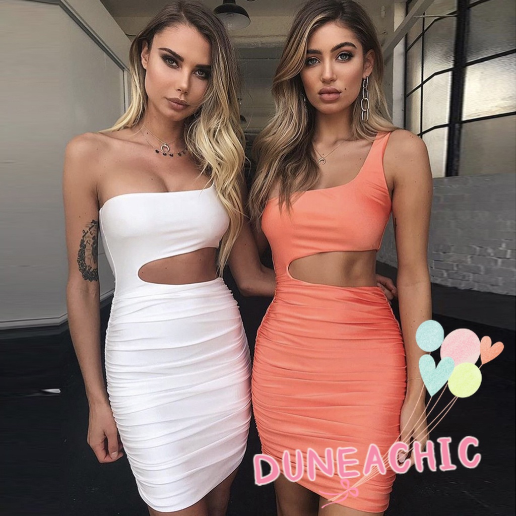 Đầm body lệch vai DUNEA thiết kế ôm sát quyến rũ