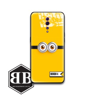Ốp lưng kính cường lực Minion cho Oppo Reno / Reno 2 / Reno 3 / Reno10x / Reno Z / Reno 2F / Reno 2Z