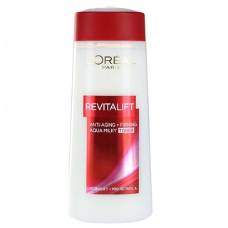 Nước hoa hồng loreal paris revitalift aqua milky toner 200ml - làm săn chắc da, giảm nếp nhăn