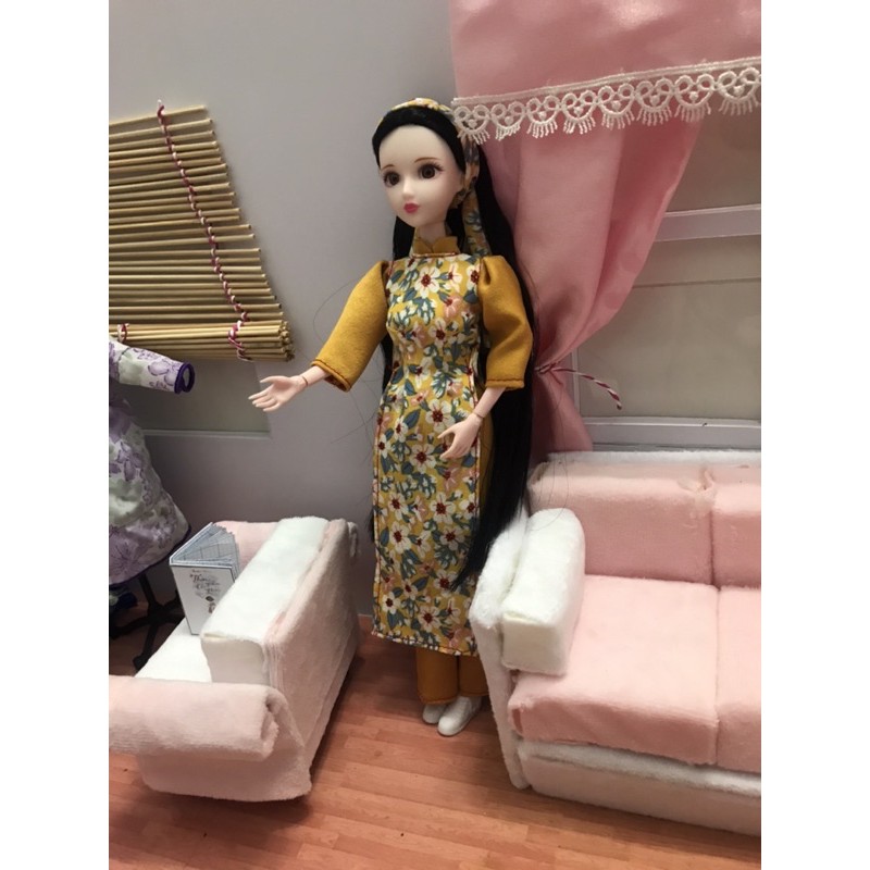 Áo dài cho búp bê xinyi, barbie