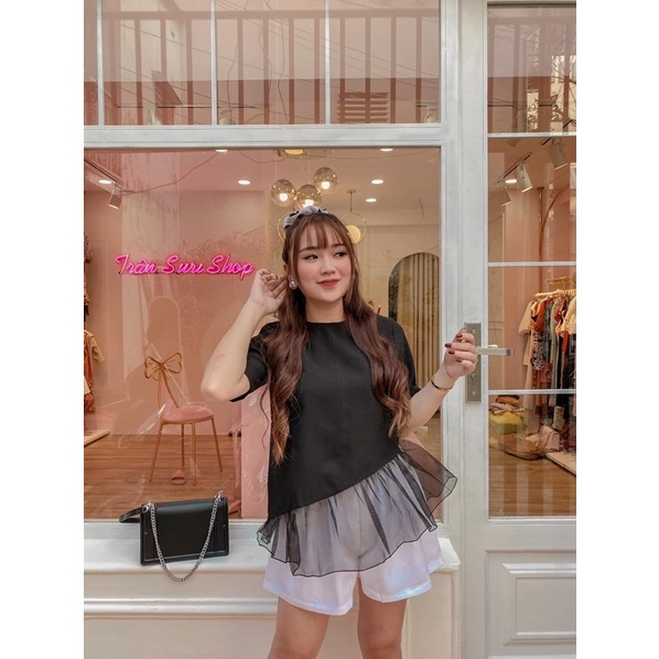 BIGSIZE áo đuôi cá vạt xéo 55-90kg