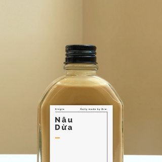 Brw. cà phê chai Nâu Dừa 200ml