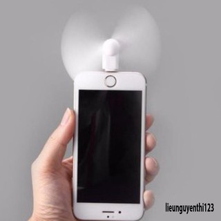 Quạt nhỏ 2 cánh gắn điện thoại iphone-Quạt mini làm mát dùng cho điện thoại iphone và android