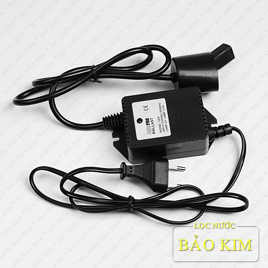 Adaptor 14W - Ballast biến áp chuyển nguồn đèn cực tím UV 14W - 4 chấu