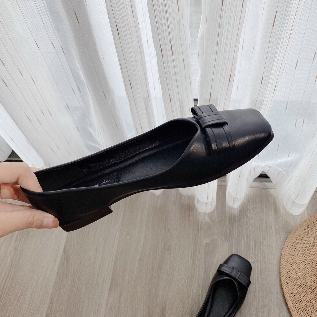 Giày búp bê mặt cáo mũi nhọn2